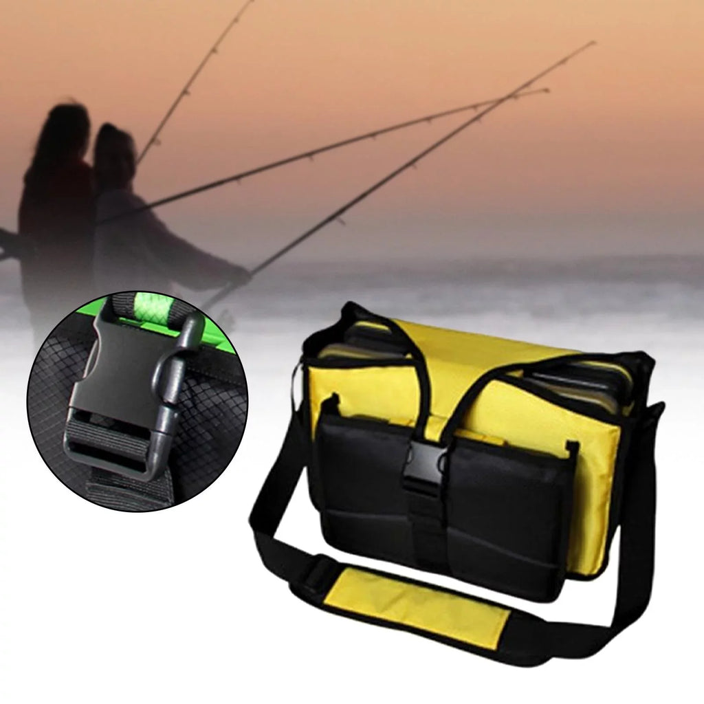 Bag for Portable Organizer Storage Sea Bag for Men Fishing Gift Bag Yellow lures Bag Fishing Bag fishing Fishing Box Tackle Shoulder Tackle