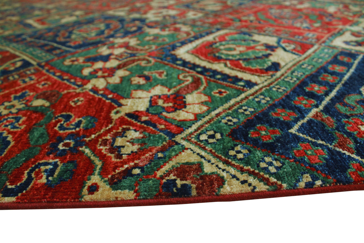 Red/Blue Reggie 9'10" 7'11" x Rug, Aria