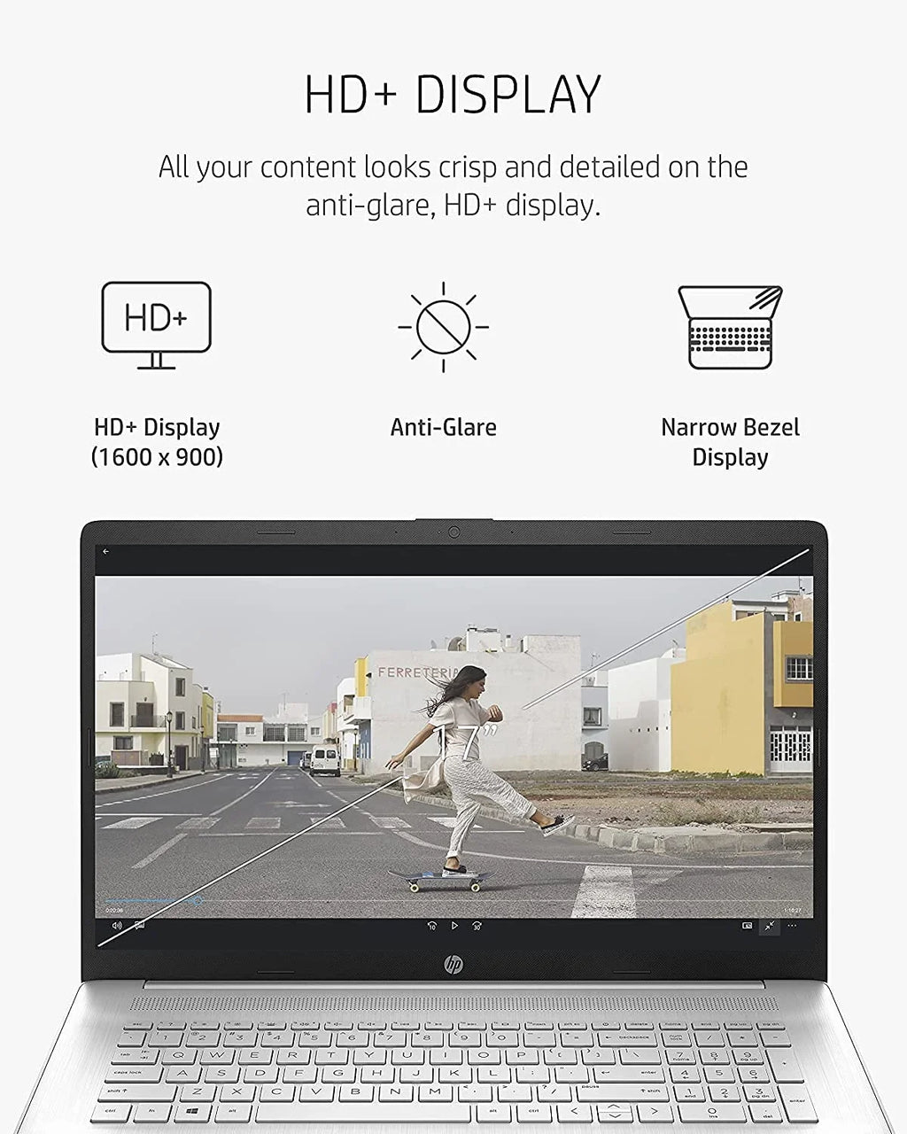 Laptop, Gen Mics, i5-1135G7, Life, TB Intel Graphics, Silver Oydisen 11th RAM, Iris 2021 Core HD+ Intel Win10, Screen, Long GB Battery Cloth 32 + 2 Newest Xe 17 Anti-Glare 17" HDD, Webcam, HP