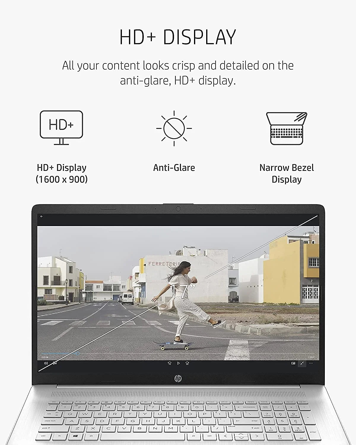 Laptop, Gen Mics, i5-1135G7, Life, TB Intel Graphics, Silver Oydisen 11th RAM, Iris 2021 Core HD+ Intel Win10, Screen, Long GB Battery Cloth 32 + 2 Newest Xe 17 Anti-Glare 17" HDD, Webcam, HP