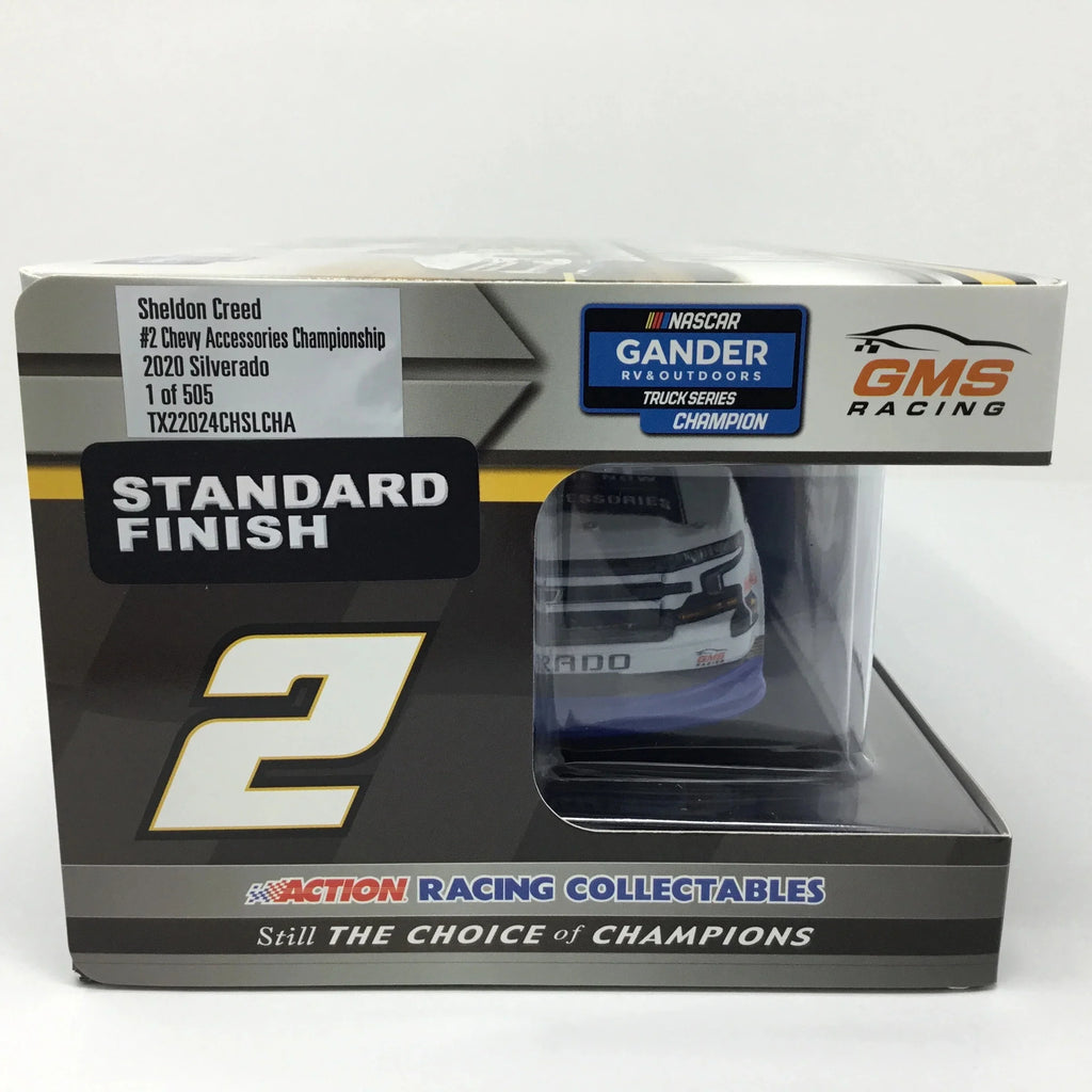 Chevy 1:24 Accessories Diecast Creed 2020 GOTS Sheldon Championship