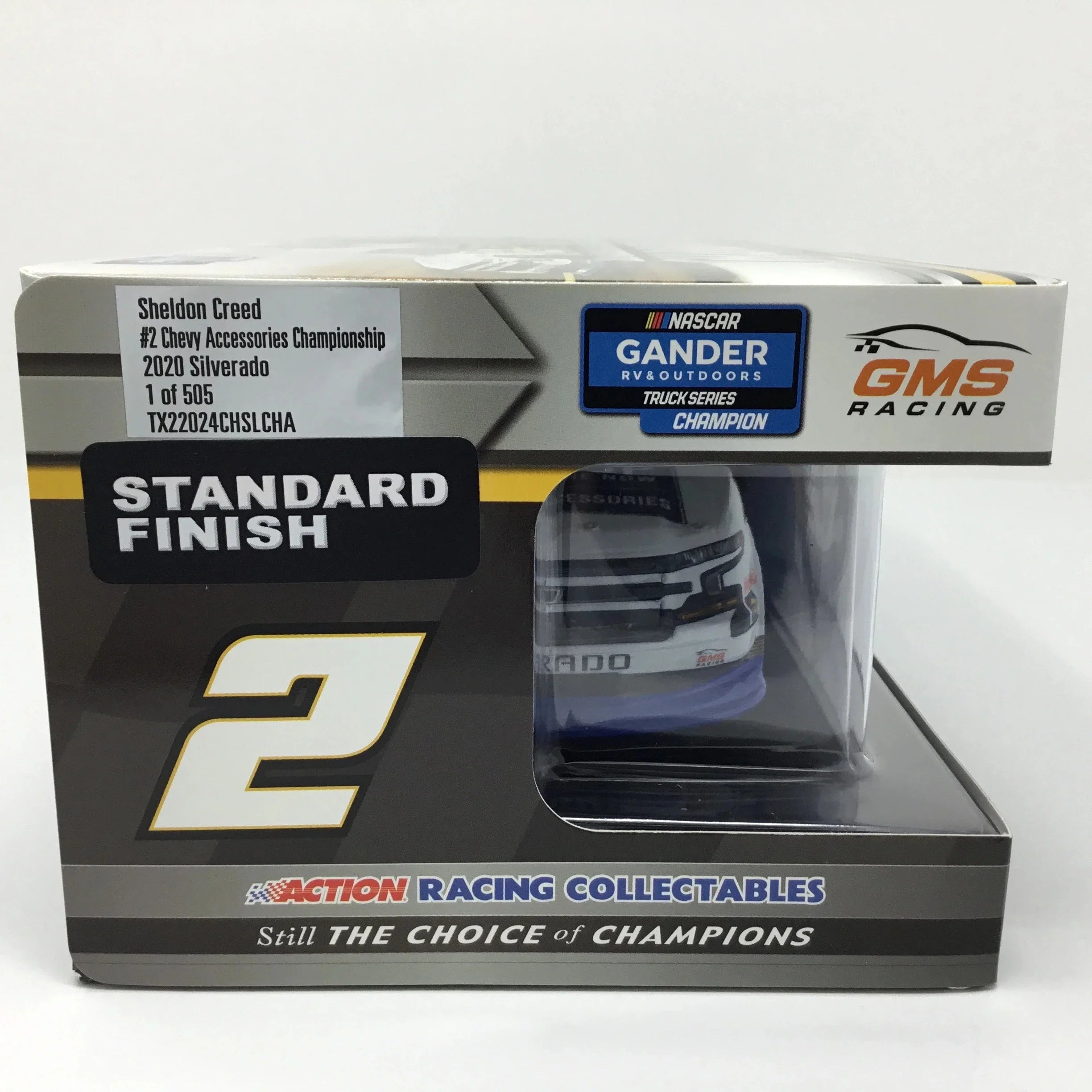 Chevy 1:24 Accessories Diecast Creed 2020 GOTS Sheldon Championship