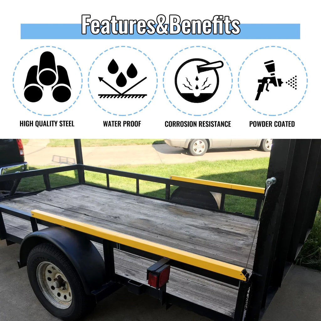 System Gate Liftgate Utility Pounds Ramp Trailer 2 Assist Sided Tailgate 350 Lift HECASA Lift