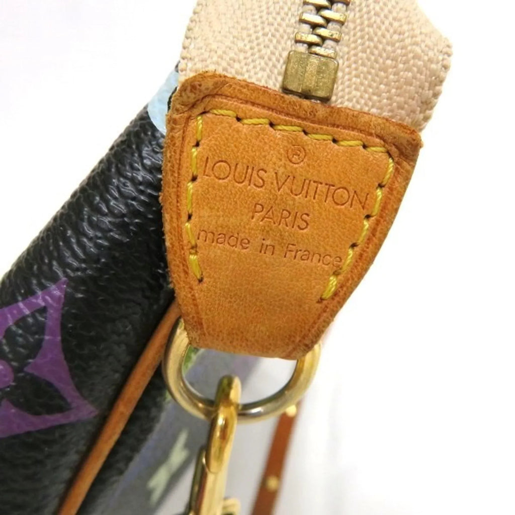 Louis Used Multicolor Accessoire M92648 2WAY Authenticated Vuitton Ladies Pochette Handbag Monogram Pouch