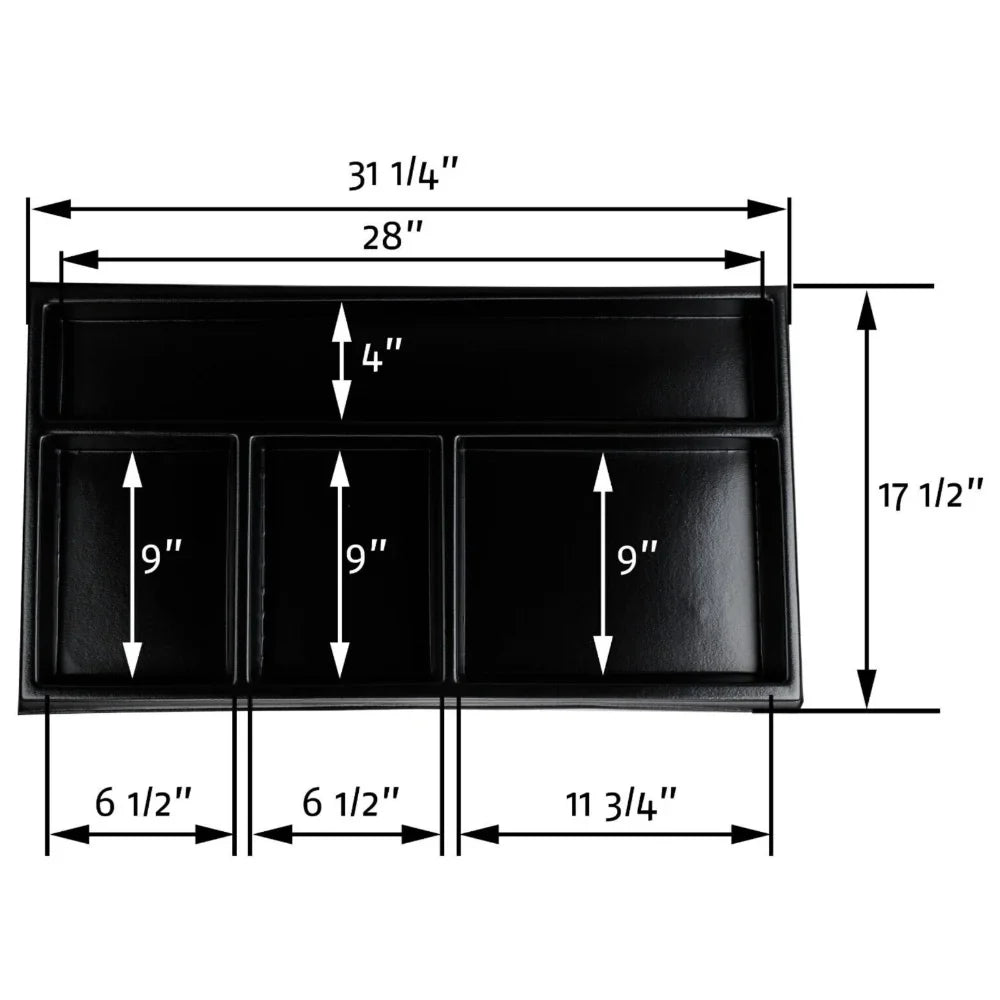 Corvette 1984-1996 Rear Area Tray For Convertible Cargo C4 Chevrolet Organizer