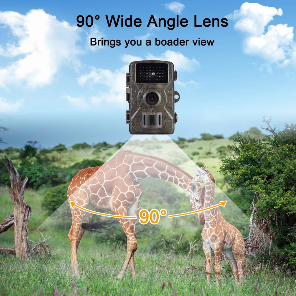 Supports IP66 0.8s Screen 16MP Motion Inch TFT Activated Color Time 2.0 Wildlife 1080P Waterproof Tracking Night Vision with Trigger Infrared Andoer Trail