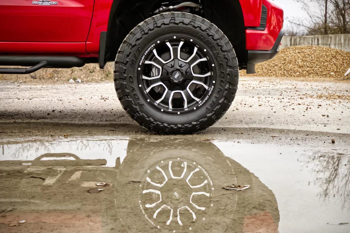 20x10 93 93201011 | Black 8x170 Wheel - Matte Rough Country Series | | -18mm