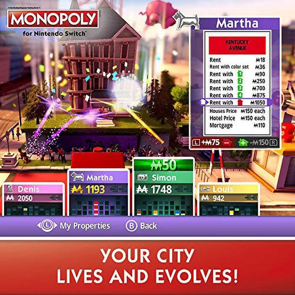 NSW [video FOR game] (US) [video MONOPOLY NINTENDO game] SWITCH
