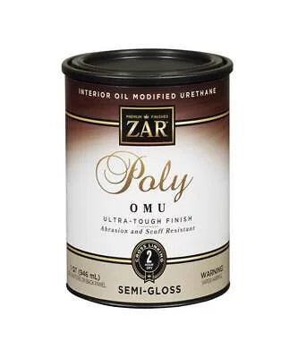 ZAR 1 Ultra Max Qt. Semi-Gloss Zar Polyurethane Clear