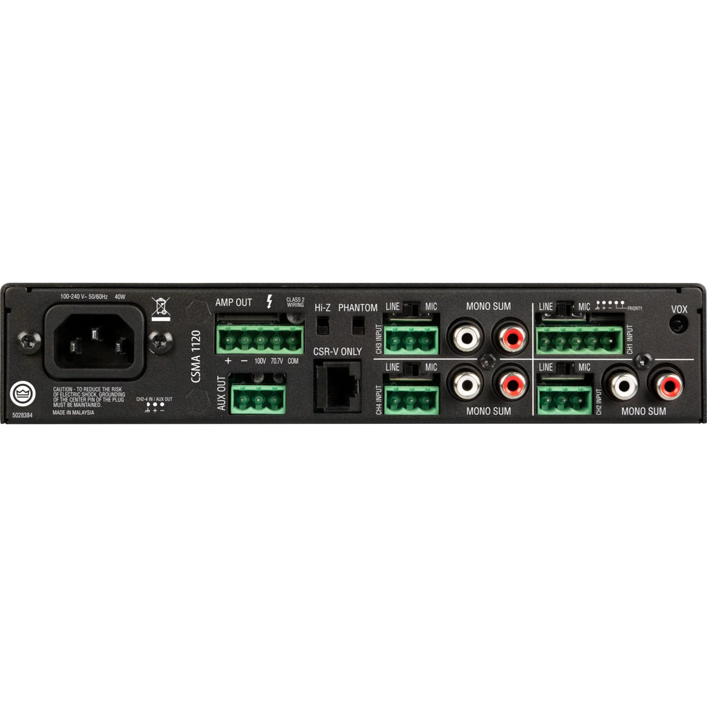 Channel Commercial CSMA 1120 JBL Amplifier, 1 RMS, W 120