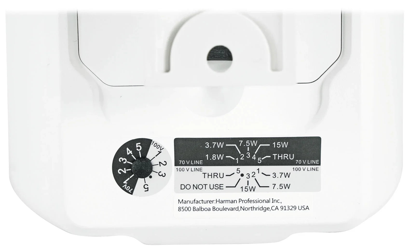 23-1 Control Indoor/Outdoor Amp 70v Commercial White + Speakers 3" JBL (2) Wall
