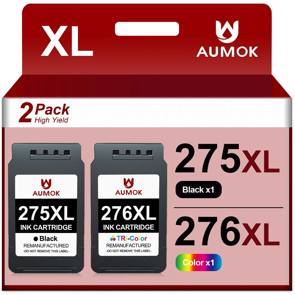 Canon Replacement Compatible Canon Black, TS3520 Ink 275XL PG-275 275 Color) 1 TR4700 TS3500 XL Combo for TR4720 PIXMA 276 Cartridge CL-276 TR4722 TS3522 276XL Printer(1 with