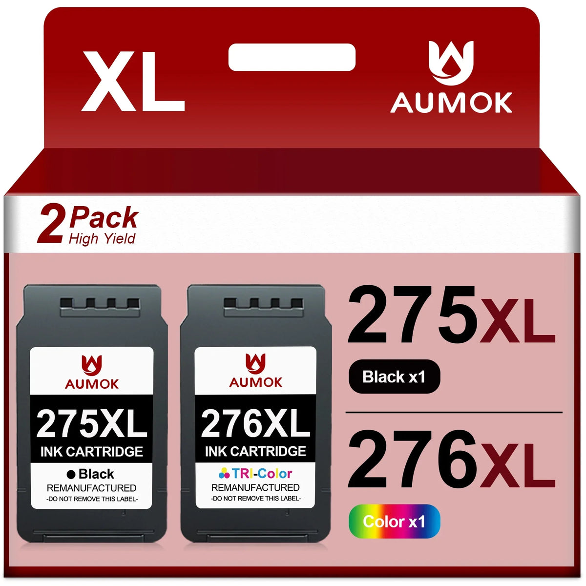 Canon Replacement Compatible Canon Black, TS3520 Ink 275XL PG-275 275 Color) 1 TR4700 TS3500 XL Combo for TR4720 PIXMA 276 Cartridge CL-276 TR4722 TS3522 276XL Printer(1 with