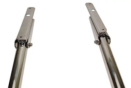 Foot Folding Steel Steps Telescopic 3 Pactrade Boat Ladder Stainless Rubber Grips Marine with