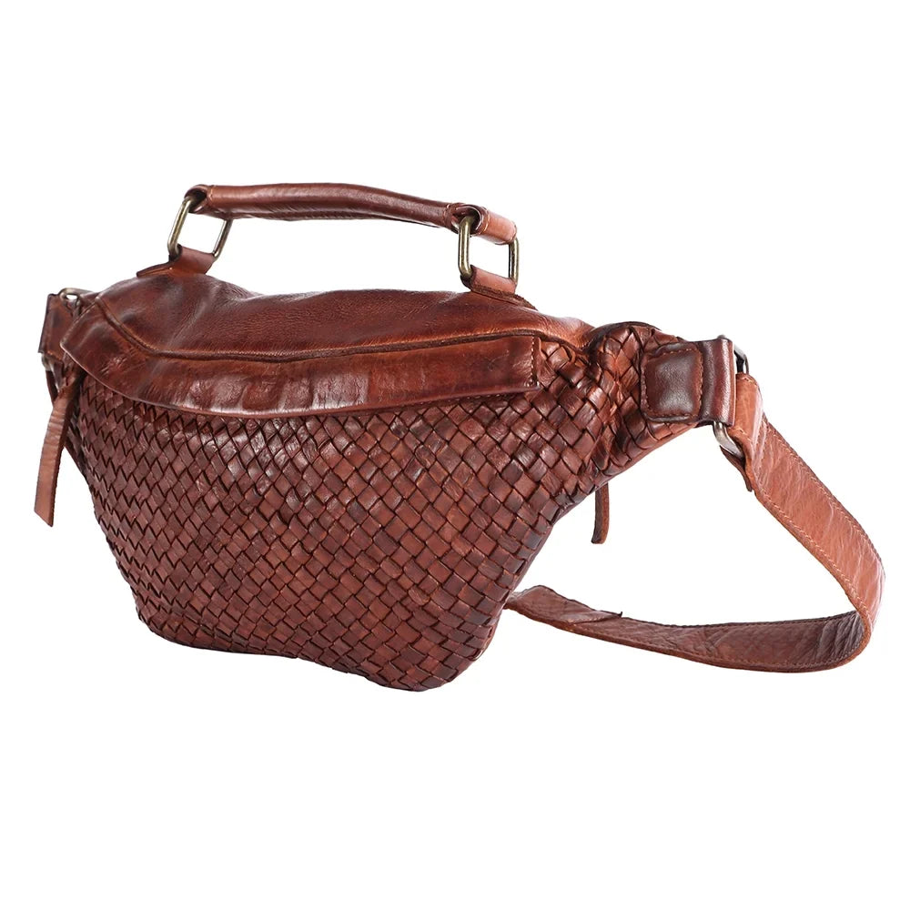 Handbag Never Fanny Purse Cowhide Handmade Pack Nmbgm148E Mind Leather Vintage Bag NM Western Genuine Women