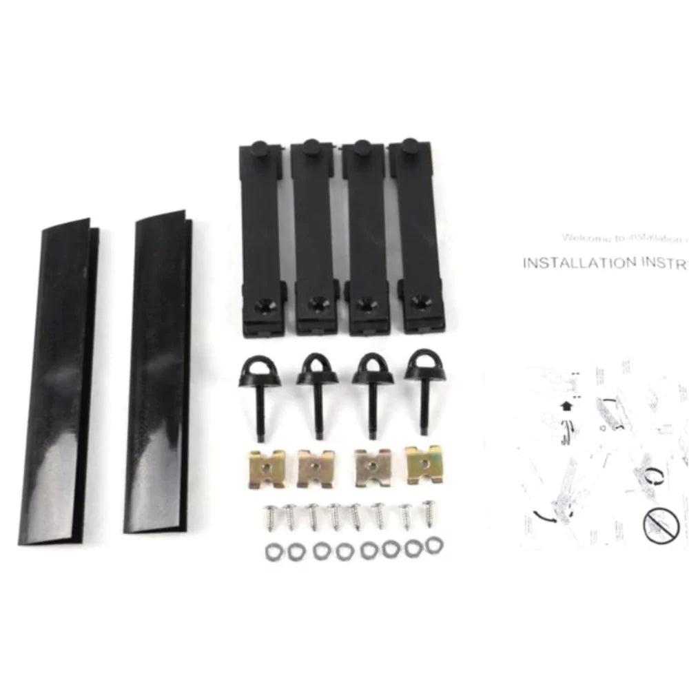 Bar Aluminum 2Pc For Explorer Interceptor Utility Black Rack Police Teledu Ford Roof
