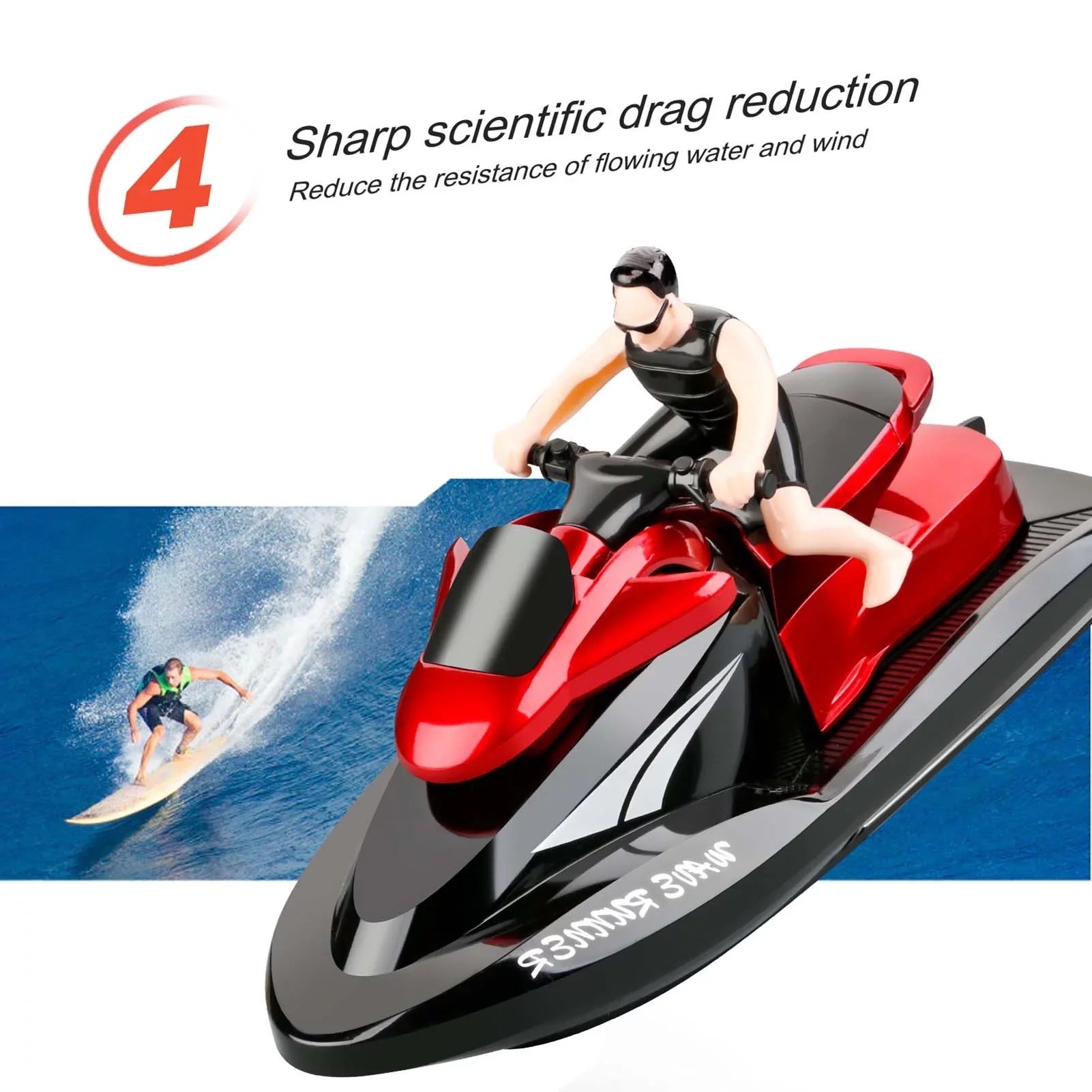 Lakes Pools and Control for OWSOO Girls 2.4Ghz Boat RC 809 Speed Motorboat Boat Remote for RC Waterproof Boys High