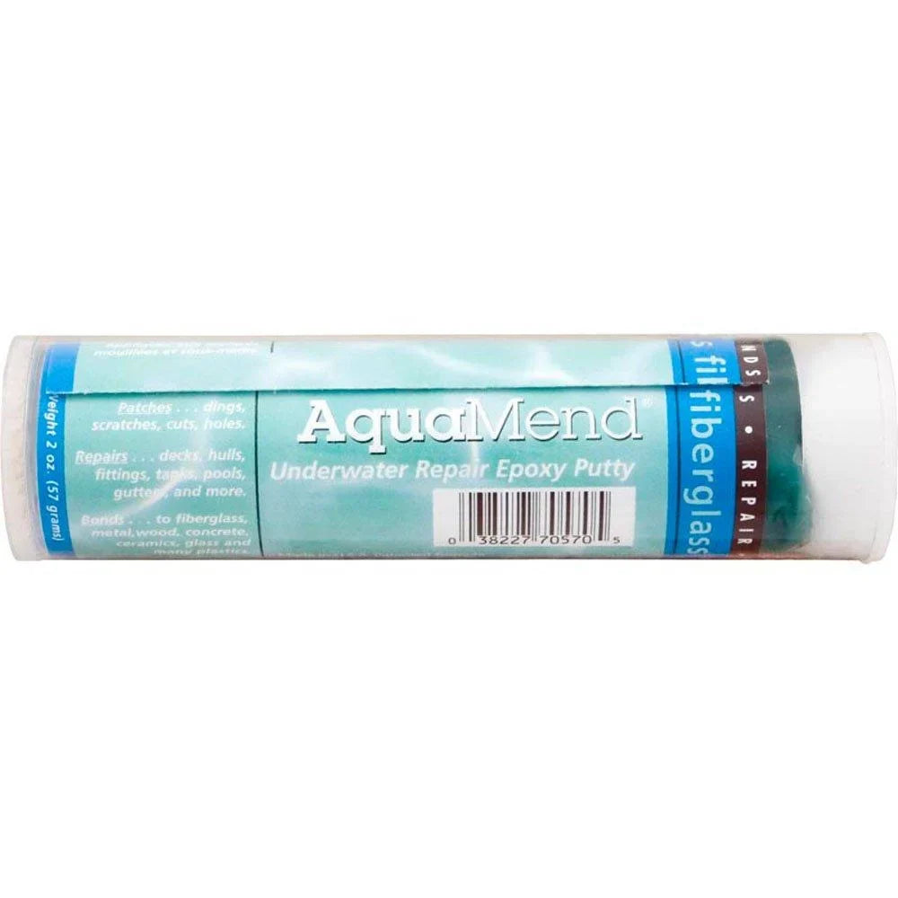 Epoxy Polymeric Systems Putty, Underwater Stick 2oz AquaMend, 600470570