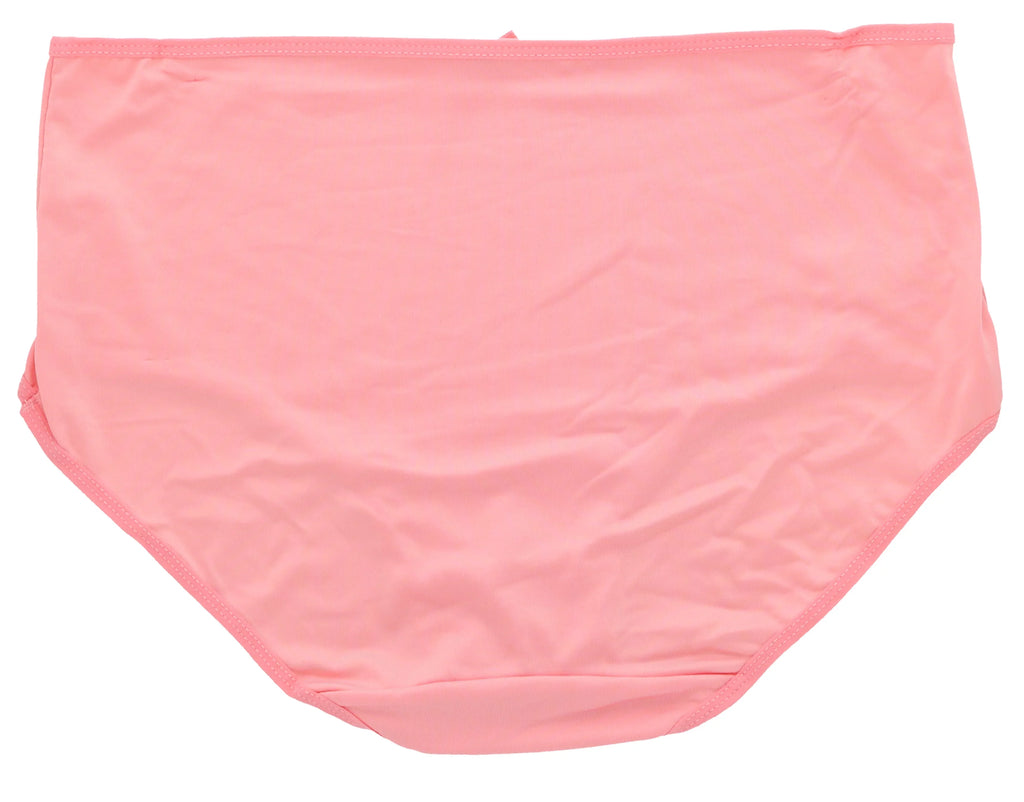 (X-Large, Plus Hot Florals) Pink Delta Intimates Sexy (5Pr) Burke Classic Women's Brief High Rise Size Panties Black