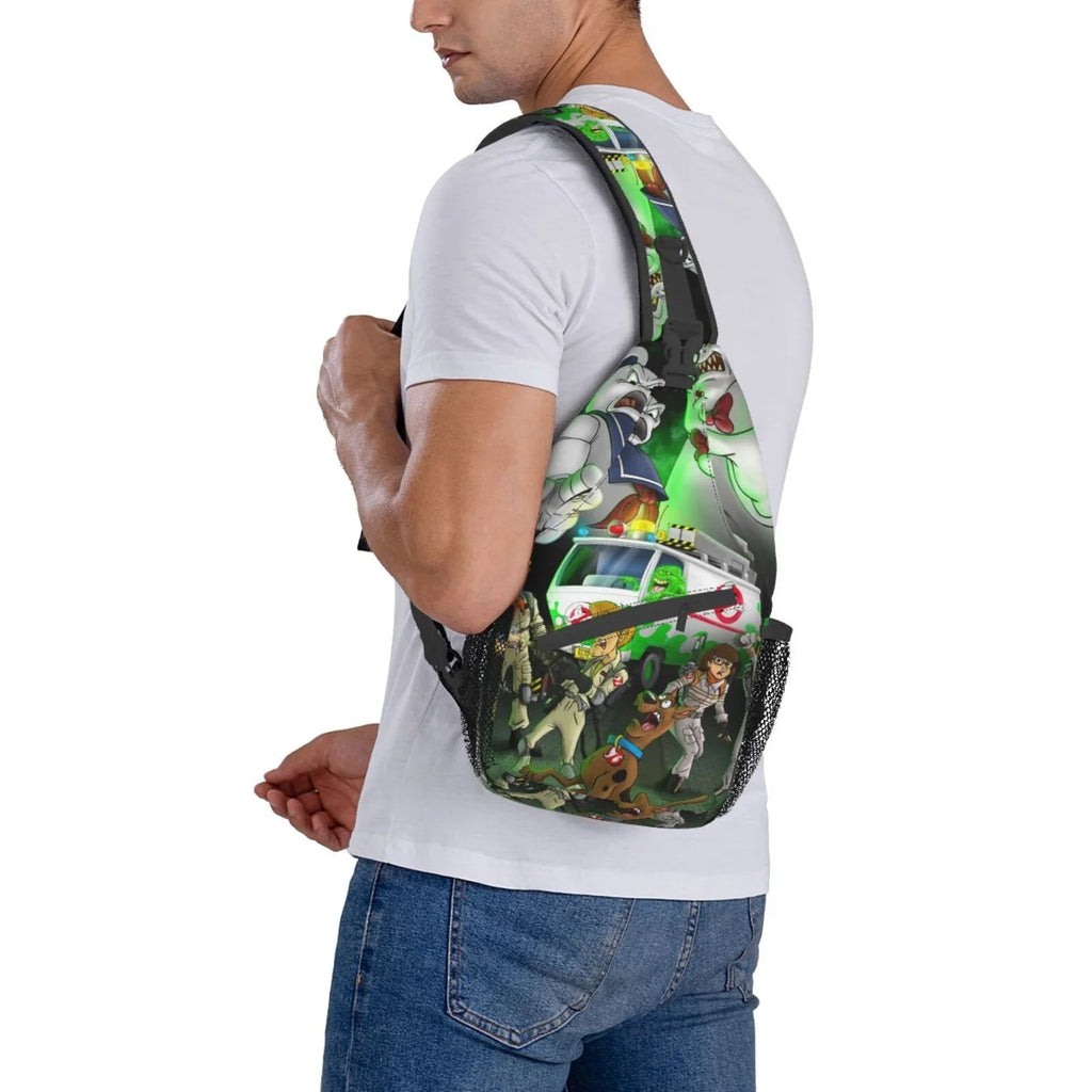 Travel For Sling Bag Daypack Crossbody Men Scooby Diagonally Chest Adults Backpack Ghostbusters Bags Women Teen