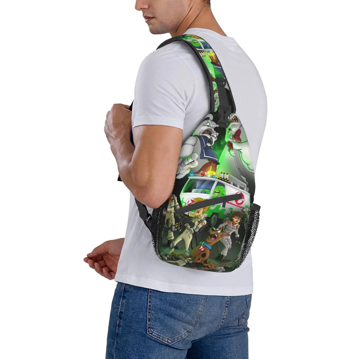 Travel For Sling Bag Daypack Crossbody Men Scooby Diagonally Chest Adults Backpack Ghostbusters Bags Women Teen