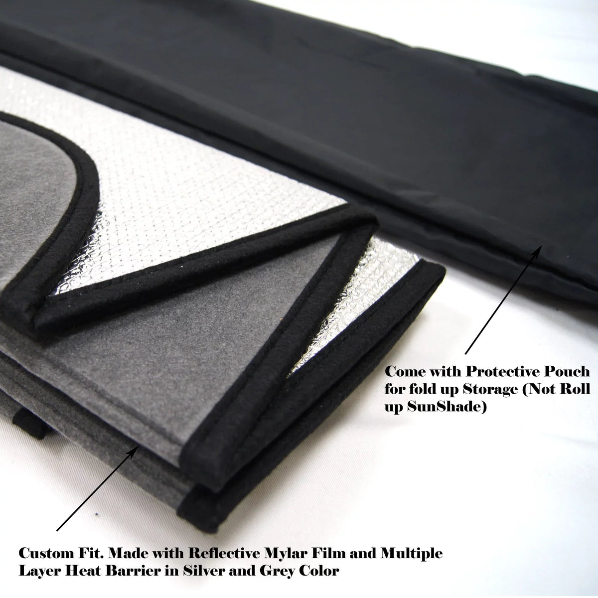 SS-607 and Silver Shade Protector, Visor - Toyota 2004-2010 Windshield Sienna Custom 08 Tuningpros pcs Set 09 10 (XL20) Sun 1 Sunshade 07 SunShade 05 06 Toyota 04 For Grey Fit Sienna