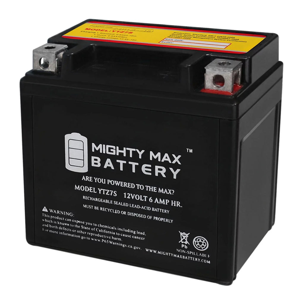 Replacement S1000RR Battery for 12V 2014-2016 6AH 1000 BMW YTZ7S
