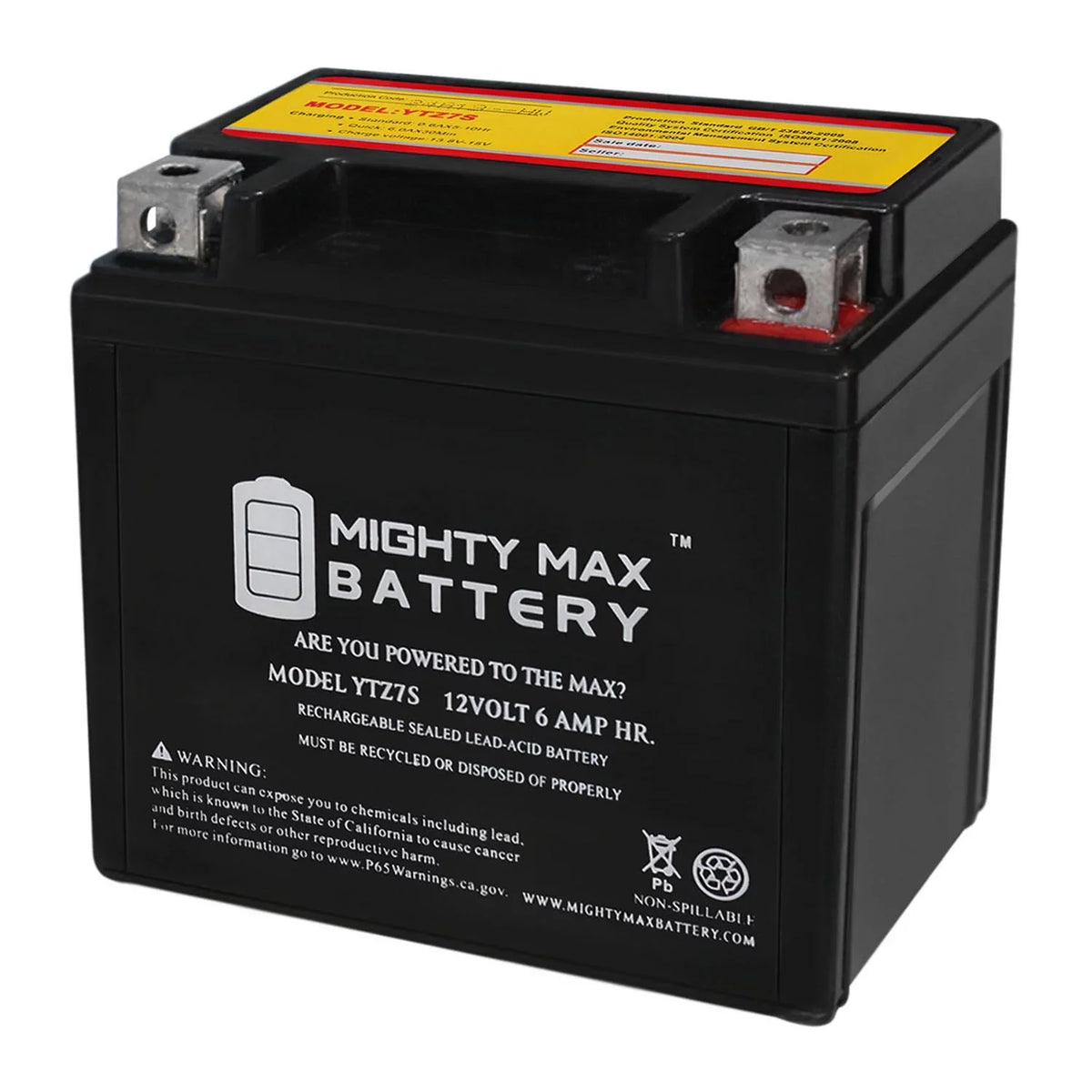 Replacement S1000RR Battery for 12V 2014-2016 6AH 1000 BMW YTZ7S