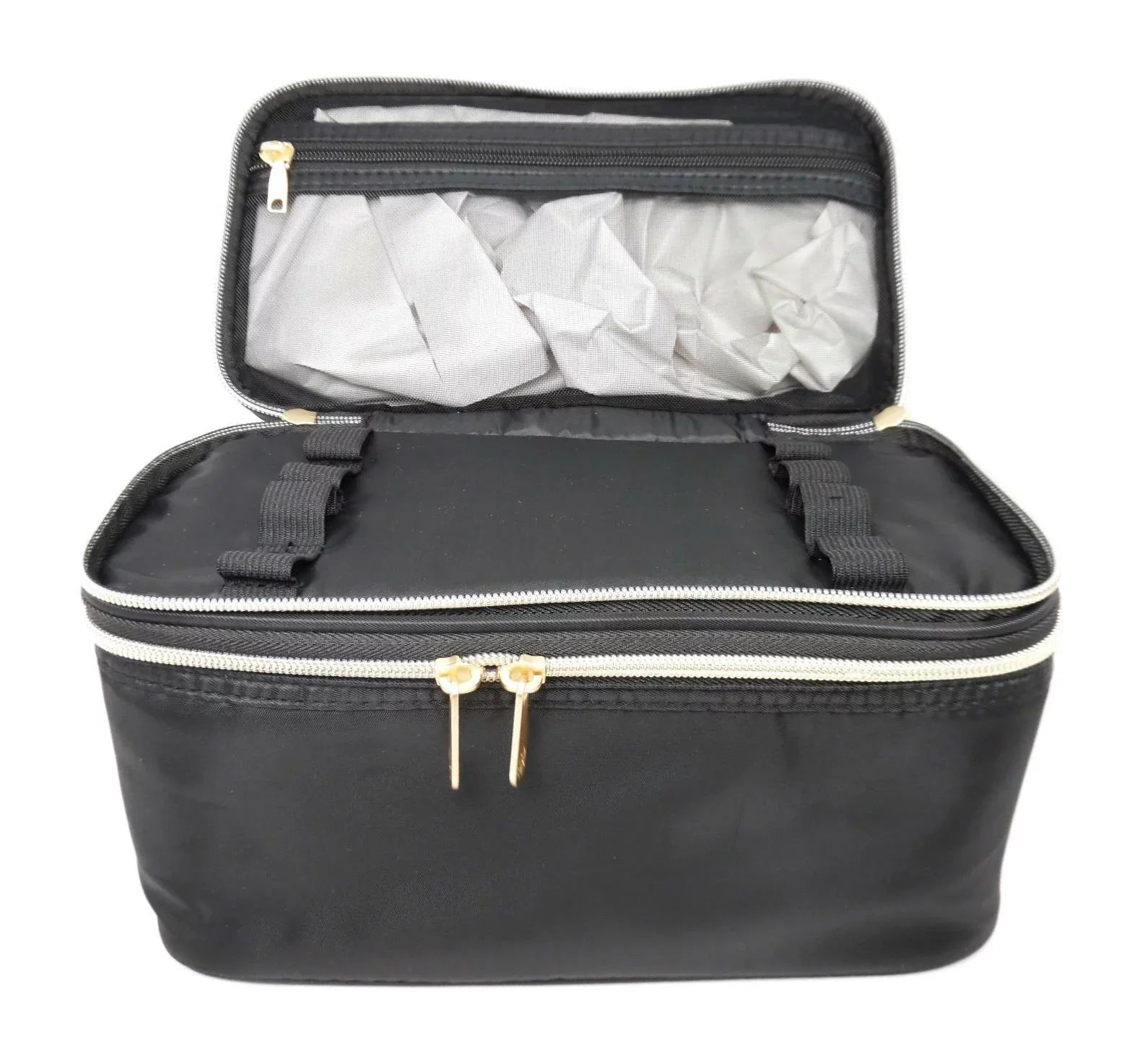 Black Case Makeup Double Sonia Bag Zip Black Train Kashuk -