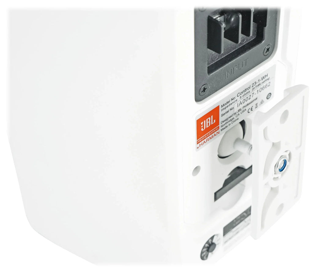 23-1 Control Indoor/Outdoor Amp 70v Commercial White + Speakers 3" JBL (2) Wall
