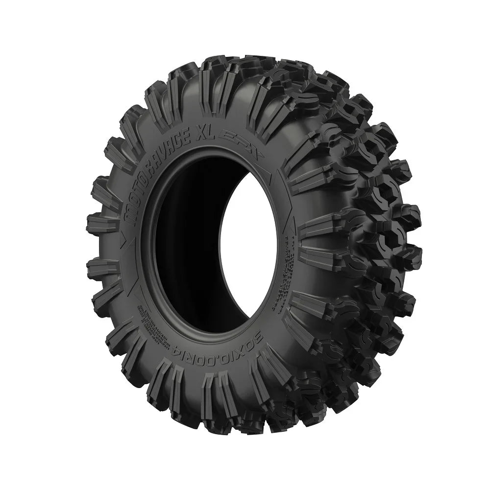 Teryx 18" Black MotoRavage Kawasaki Reaction XL 40" Tires Mule Fuel Wheels