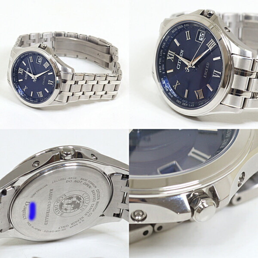 Dial New) Light-Powered Men's CB1080-52L Exceed Pre-Owned Watch Blue Eco-Drive CITIZEN (Like