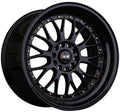 15x8 536 4x100/4x114.3 Black Wheel 20et / Rivets XXR Gold