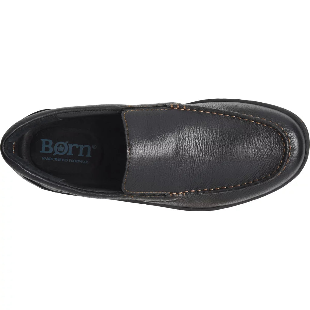 '- Mens BLACK Brompton BM0010703 Black Born II Slip-On