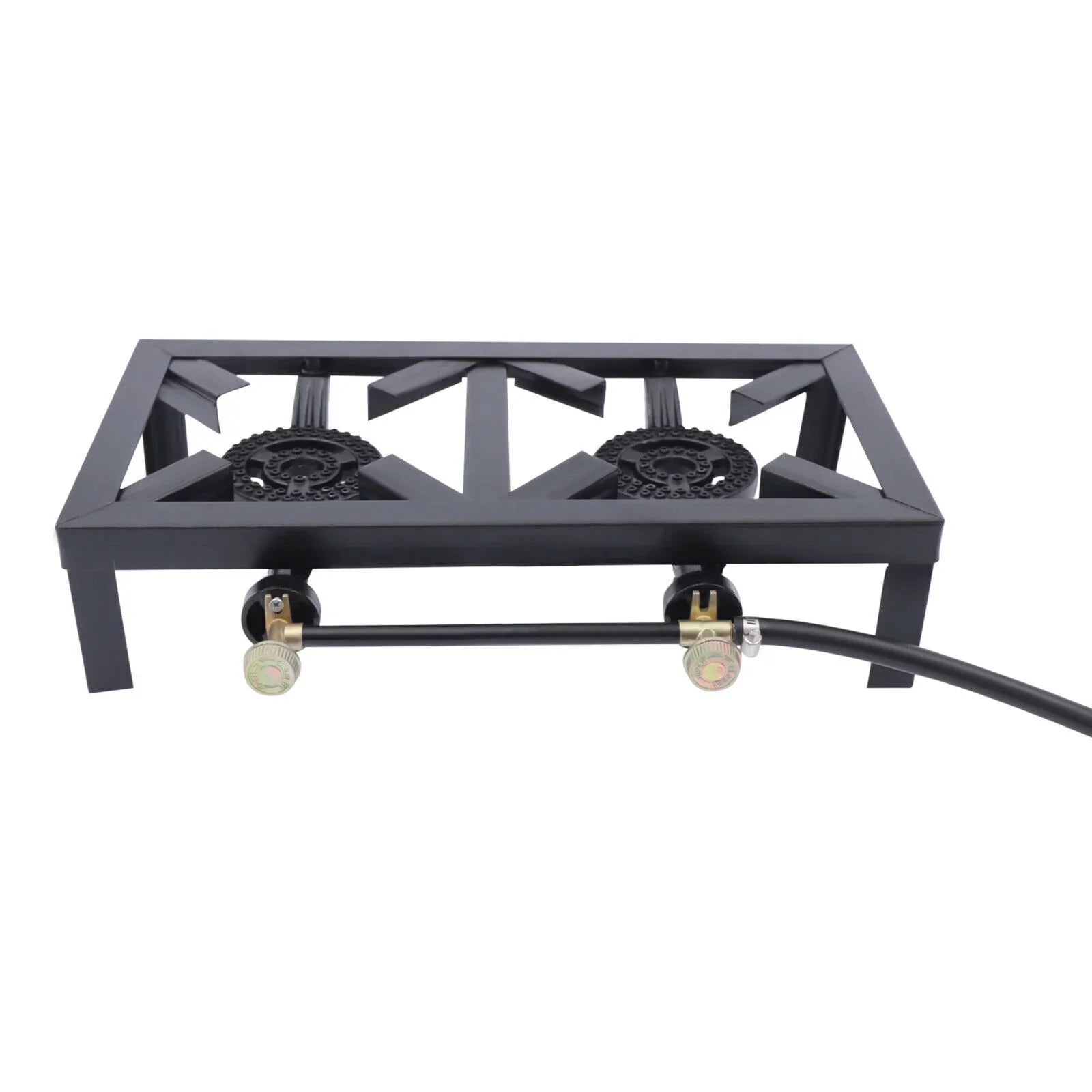 Hose Hiking Burners BBQ Gas Cooker Portable Stove 8KW/27295BTU 2 W/ Outdoor Propane Camping