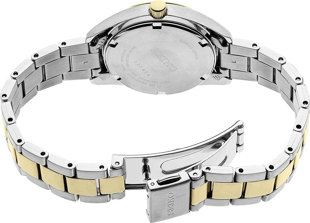 Classic Ladies Two-tone SUR354P1 Dial Seiko Neo Quartz Watch Gold