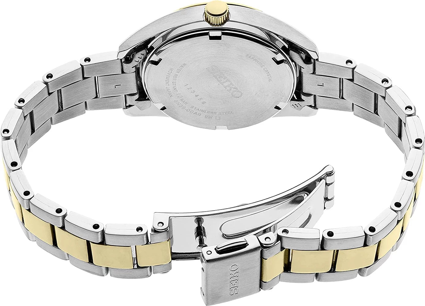 Classic Ladies Two-tone SUR354P1 Dial Seiko Neo Quartz Watch Gold