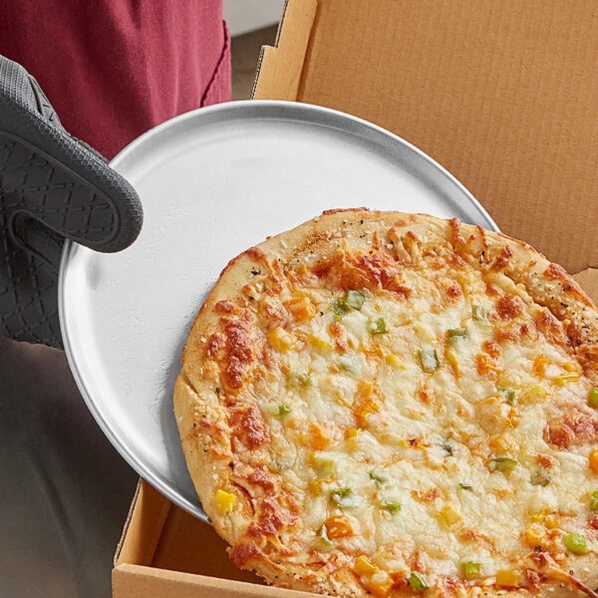 Tray Pizzeria Round Pizza Round Kitchen Bakeware Style Set Tray Restaurants Baking Home Aluminum Baking TrueCraftware- Pizza - Tray of & 6 10” Tray Coupe Pan Pan for Pizza