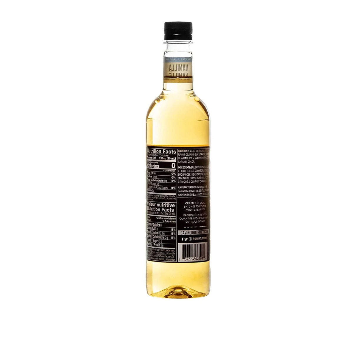 Syrup, Sugar-Free of Gourmet DaVinci 4) (Pack Bottle 25.5 Ounce Vanilla,