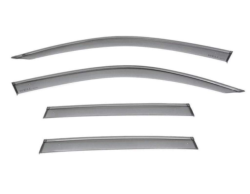 Wellvisors 2018 3-847BM017 G01 Trim 2022 Guard With Visors / 2024 BMW Rain Window 2020 2023 Black Wind 2019 2021 Side X3 for Deflectors