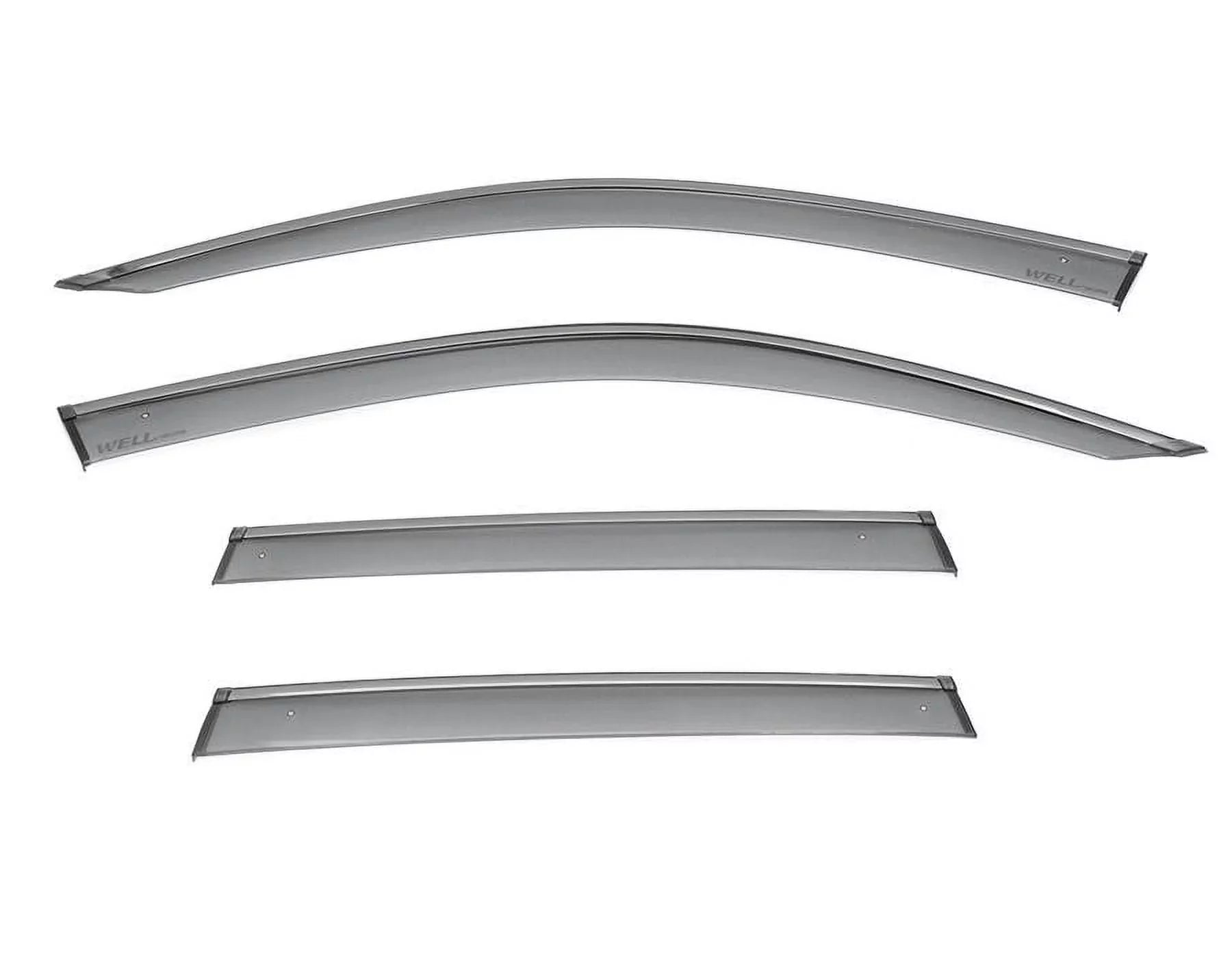 Wellvisors 2018 3-847BM017 G01 Trim 2022 Guard With Visors / 2024 BMW Rain Window 2020 2023 Black Wind 2019 2021 Side X3 for Deflectors