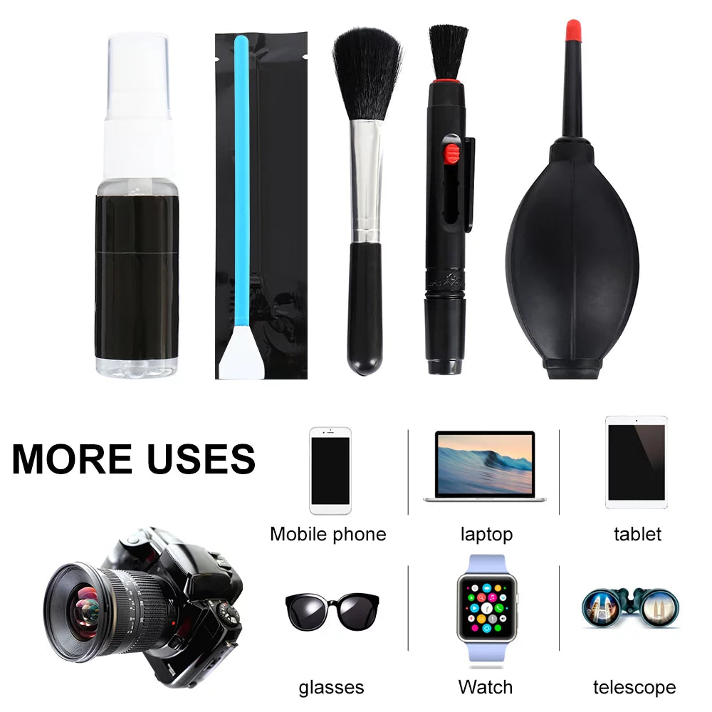 Professional Cleaning Cleaning Cleaner Camera Kit Camera as Sensor Works Kit, Cleaner, Camera Lens