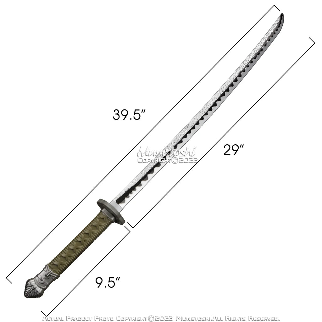 Medieval Fantasy Munetoshi Samurai FOAM Cosplay Sword 39.5” Elden Moonveil Katana