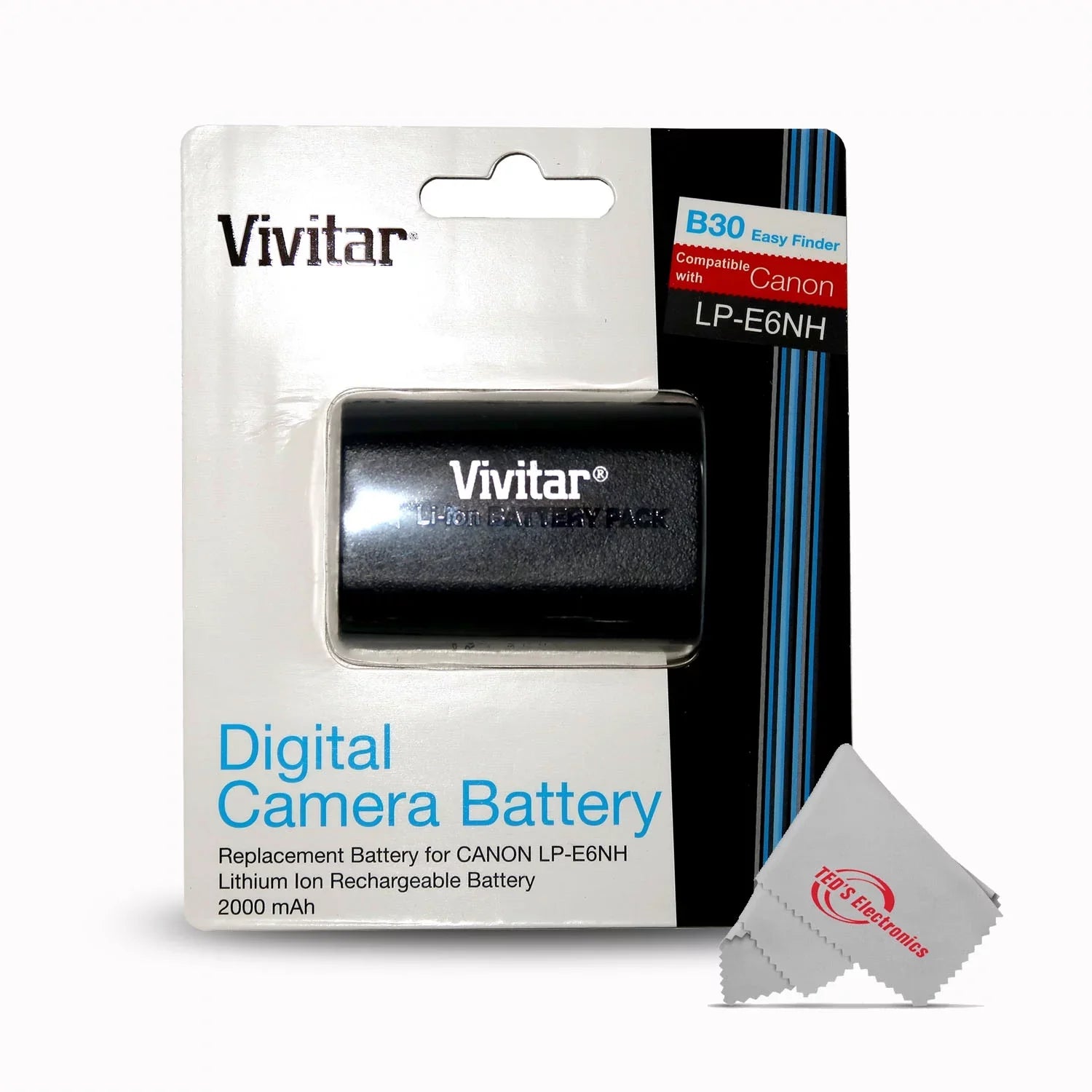 Battery R6 for 90D LP-E6NH 60Da 80D Replacement 7D 6D R 70D IV Canon CBE6NH EOS 5D 3x Vivitar R6 60D Mark