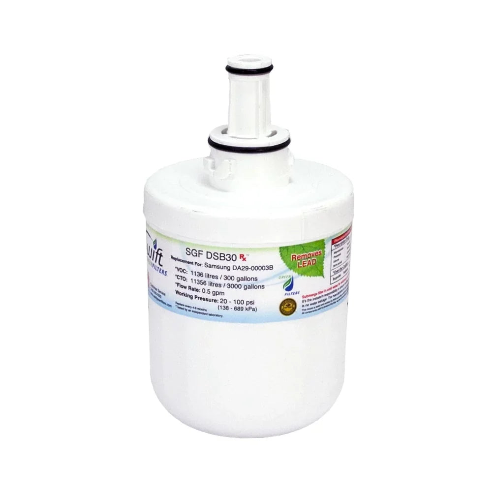 SGF-DSB30 Samsung for Filters(Pack Rx Pharmaceutical Replacement Refrigerators Swift Filters of Water Green 3) DA2900003G