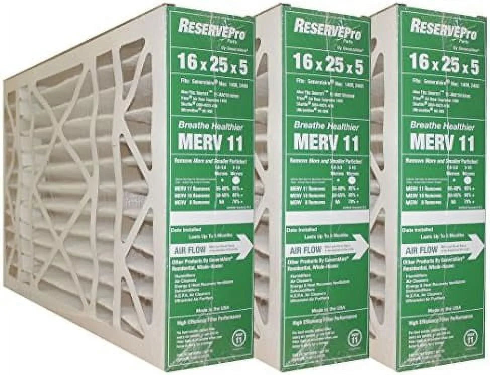 4 #4511) 15 16"X25"X5" X 5/8 Reservepro X 3/16 15/16-6FM1625 Air 24 Filter-Actual (Old 4541 Size=