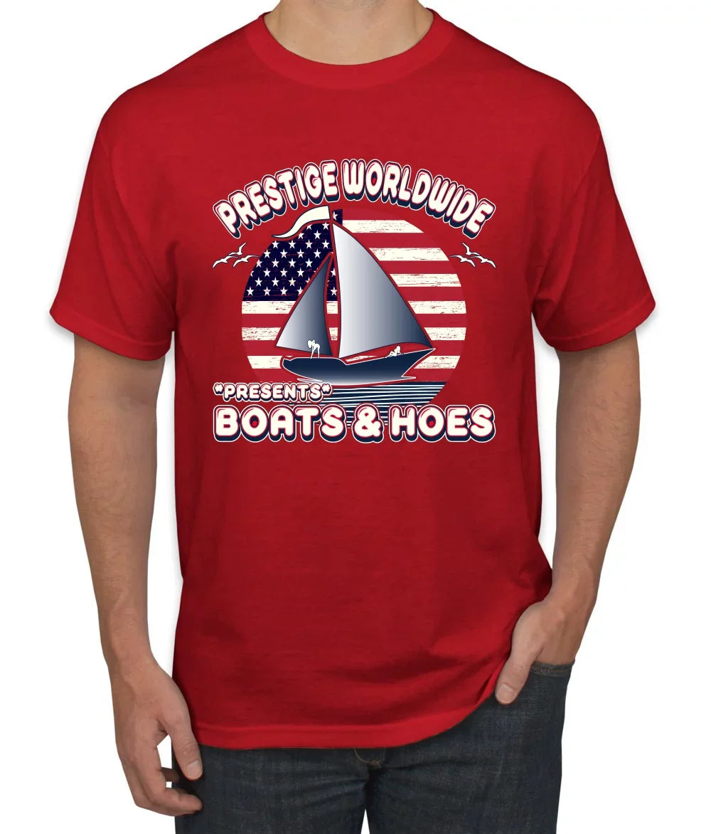 RED Print American Bobby, 4X-Large Red, Flag Americana T-Shirt, Military Everyone Wild Men's Deployed US / Remember Pride Friday Sleeve