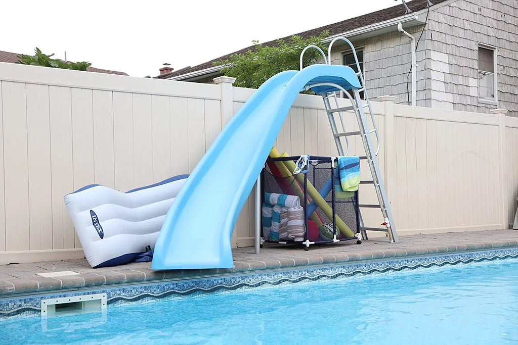 Equipment Kids Large, Blue Holder, Essentially x Bin, Floats Height, Organizer Rolling Balls and Storage Toys, x W 28" Floats, Noodles L Yours (43" Style Mesh Pool 25" H), 563009