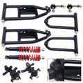 ATV/Go Kart Upper&Lower Front Upper/Lower Swingarm Buggy Suspension Go Upper/Lower For Arm Knuckle Kit Kart ATV Quad Steering A-Arm Arm Assembly Suspension Swingarm For Spindle Swing Bike