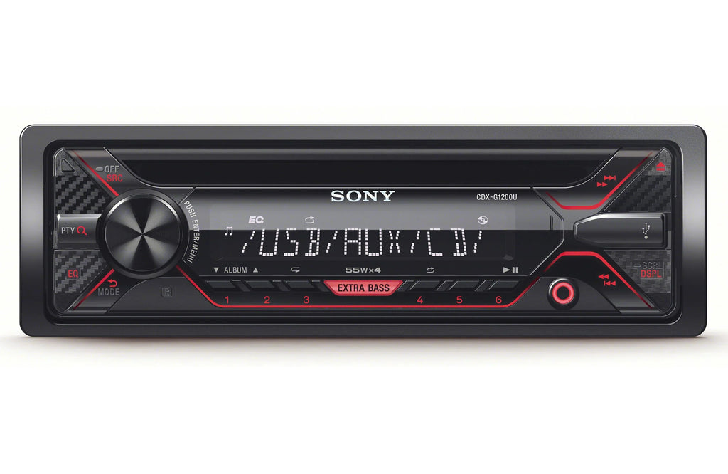 Inputs CD & Zonoz Bundle max Tool Sony and with USB Receiver Aux 55Wx4ch CDX-G1200U Z